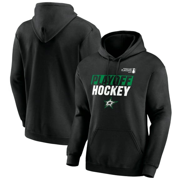 Men's Fanatics Black Dallas Stars 2025 Stanley Cup Playoffs Breakout Pullover Hoodie