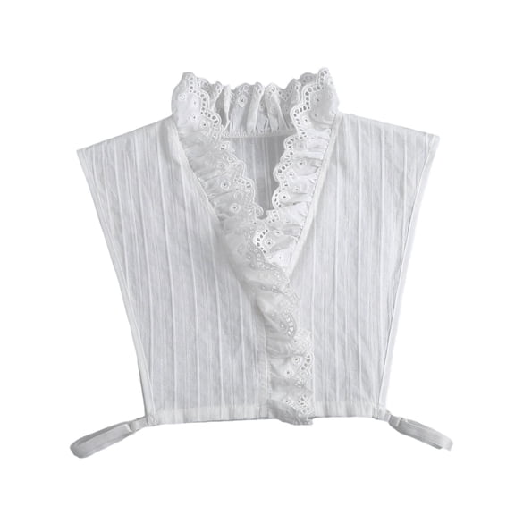 Women's Fake Collar Detachable Ruffled Sweater Accessory Versatile Fashion Statement