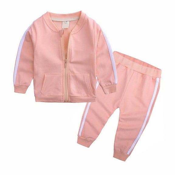 Coerni Baby Boys Jogger Set Long Sleeve Casual Outerwear Full Zip Sweatshirt and Pants Toddler Boys 2PCS Clothes Set