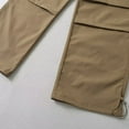 thumbnail image 4 of Kmdttou Cargo Pants for Women Dry Drawstring High Waist Loose Straight Leg Work Pants With Pockets Long Pants, 4 of 5