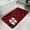 Red, variant on Yellow Tiger Striped Bathroom Rugs Non Slip Washable Bath Mat Absorbent Low Pile Front Door Mat Animals Fur Abstract Art Indoor Doormat for Kitchen Entryway Shower Decor Accessories 15.7"x23.6"