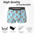thumbnail image 2 of Men's Boxer Briefs, winter cow cute Soft Comfy Mens Underwear Boxer Briefs Breathable With Widen Waist, 2 of 7
