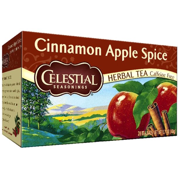 Celestial Seasonings Herbal Tea Caffeine Free Cinnamon Apple Spice 20