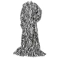 thumbnail image 1 of Manta Warmie Designer Cozy con mangas Súper Soft Fleece Zebra 70 X 50, 1 of 2
