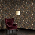 thumbnail image 6 of Rustic Peel and Stick Wallpaper Vintage Western Motif Twisted Horns Wall Mural 17.7in x 9.8ft Self Adhesive Removable Wall Paper Renter Friendly Wallpaper for Boys Bedroom Men Cave, 6 of 8