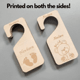 thumbnail image 3 of Newborn Baby Closet Dividers Set for Nursery Wooden Hanger for Baby Clothes Organizer, 3 of 7