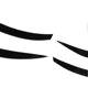thumbnail image 1 of 2 Pcs Rear Side Window Louver Triangle Side Window Louvers Shutter Panel Trim for X6 E71 E72 2008 to 2014 Carbon Fiber Style, 1 of 3