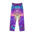 thumbnail image 4 of Xecao Elephant in Tribal Style Men's Straight Lounge Pajama Pants: The Ultimate in Comfortable Sleepwear, 4 of 9