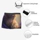 thumbnail image 3 of Balery Purple Flower Lazy Cat Calzoncillos bóxer para hombre, ropa interior de algodón suave y transpirable con cinturilla de nailon-Small, 3 of 5