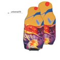 thumbnail image 6 of Sikiie Colorful Gecko Jungle Art Car Seat Protector 2 Pack Car Seat Cushion Mat, Car Seat Covers for SUV, Truck, Van, 6 of 7