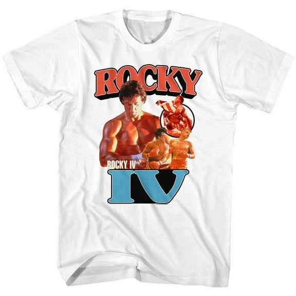 Rocky Orangey White Adult T-Shirt