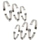 thumbnail image 1 of Paquete de 6 Abrazaderas de Manguera Ajustables Abrazaderas de Manguera de Acero Inoxidable Clips Abrazaderas de Manguera de 91-165 mm Surtido de 3 Tamaños Abrazadera de Manguera para, 1 of 5