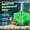 Green, variant on 1 Pcs Aquarium Sponge Filter for Small Tank, 3.15x3.15x1.97 Inch Nano Betta Fish Filter, Multi Stage Bio Filtration with Activated Carbon,Blue