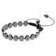 thumbnail image 2 of Pulsera magnética de piedra biliar negra, piedra energética para la salud, pulsera tejida retro, 2 of 4