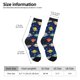 thumbnail image 2 of Balery Planets and Stars Calcetas Largas con Estampado para Hombre y Mujer – Suaves y Transpirables, Talla Única (US 5-11), 2 of 6