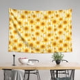 thumbnail image 4 of Xecao Yellow White Striped Sunflower Print Tapestry, Wall Hanging Room Funny Decor, Backdrop Room Decor for Bedroom Living Room dormitory, 4 of 8