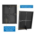thumbnail image 5 of Mainstays Picture Frames, 8 x 10, Black, Front-Loading, Wall or Tabletop, Set of 3, 5 of 8