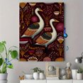 thumbnail image 4 of Two Swans Canvas Wall Art, Bird Themed Print for Living Room, Bedroom, Hallway, Office and Hotel Interior Decor, 4 of 8