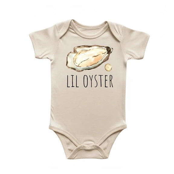 Oyster Newborn Baby Bodysuit