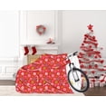 thumbnail image 6 of Fifth Ave Kraft Jumbo Gift Bag for Giant Gifts & Bikes 60" x 72" Snowflakes & Jingle Bells Christmas Prints, Heavy Duty (2 Pack), 6 of 7