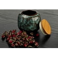 thumbnail image 2 of jessie Loose Tea Tin Tea Storage Tea Caddy Tea Canister Tea Storage Container Tins Jar with Airtight Lid (Light blue), 2 of 7