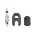 thumbnail image 6 of 11pcs Red French Type Valve Air Inflator Adapter Valve Core Blue Cap for Bicycle Tire, 6 of 6