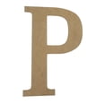 thumbnail image 1 of Wooden Letter Unfinished, Greek Font, Craft Cutout, 1 of 2