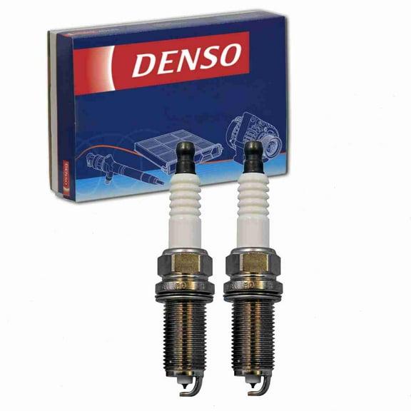 2 pc DENSO 3493 Spark Plugs for 90919-01266 SK20HR-A11 Ignition Wire Secondary Fits select: 2014-2016 TOYOTA TACOMA