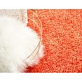thumbnail image 5 of Unique Loom Solid Shag Modern Plush Area Rug 10' x 13' Rectangle Tiger Orange, 5 of 5