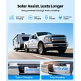 thumbnail image 2 of Cámara de reversa AUTO-VOX Solar inalámbrica 7.2" HD DVR, 2 of 8