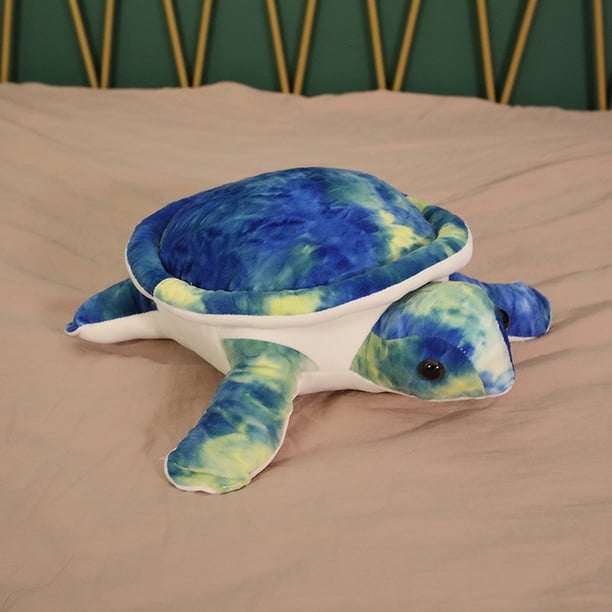 1pc 35-80cm Colorful Plush Tortoise Toy Cute Turtle Plush Pillow Big Stuffed Cushion for Girls Baby Vanlentine GiftBlue35cm Deng Xun unisex