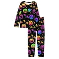 thumbnail image 4 of Suhoaziia Nightwear for Women Plus Size Aesthetic Lightweight Pajamas Sets Comfortable Fall/Winter Clothing Stretchy Warmth Polka Dots Pumpkins Daily Wear Fit Size L Ladies, 4 of 5