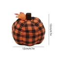 thumbnail image 3 of TOPRenddon Halloween Pumpkin Throw Pillow, 3D Pumpkin Shaped Pillow Shaped Fall Decorations Soft Cute Throw Pillows for Thanksgiving Halloween, 3 of 6