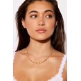 thumbnail image 4 of Bella by Thorne Semi CZ Heart Adult Necklace,Gold, (Unisex), 4 of 6