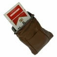 thumbnail image 2 of Brown Cigarette Leather Case Lighter Pouch Clip Top Regular 100's Holder, 2 of 4