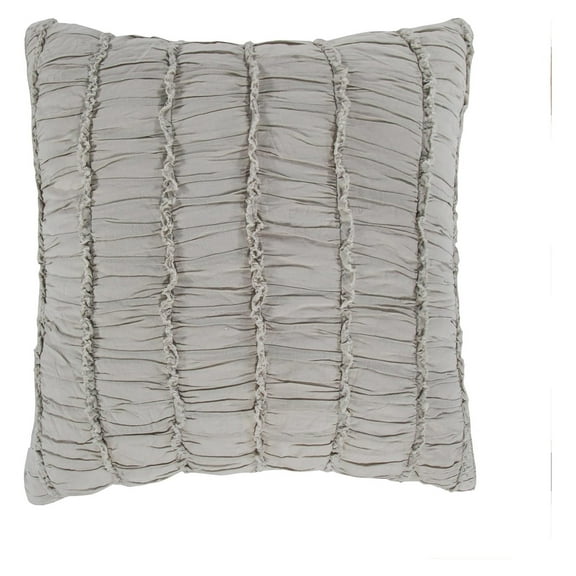 Taupe Ruched Euro Sham - Unfilled, Taupe
