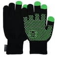 thumbnail image 4 of Mato & Hash Touchscreen Compatible Tech Gloves with Grip Palm - Black/Green CA7075, 4 of 4