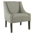 thumbnail image 2 of HomePop Modern Swoop Accent Chair with Nailhead Trim, 2 of 7