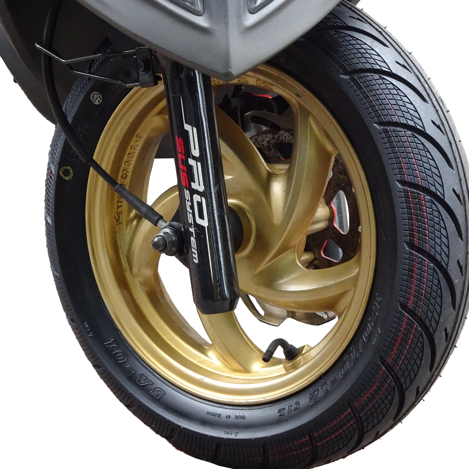5A Tokyo 3.50-10 Scooter Tubeless TIRE SET Front/Rear Motorcycle/Moped Fit 10 "