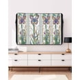 thumbnail image 3 of Outdoor TV Cover 30 to 32 Inch Weatherproof, Purple Butterfly Waterproof TV Screen Protector for Outside Decor with Zipper and Pocket 30"L x 19"H&nbsp; , Window Floral, 3 of 7