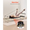 thumbnail image 4 of VEVOR Foldable Pilates Reformer Pilates Machine Home Gym Equipment with Resistance, 4 of 9