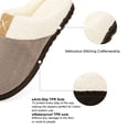 thumbnail image 5 of Women's Fuzzy Memory Foam Slippers Slip on Fuzzy House Shoes Indoor Khaki 7/8, 5 of 10