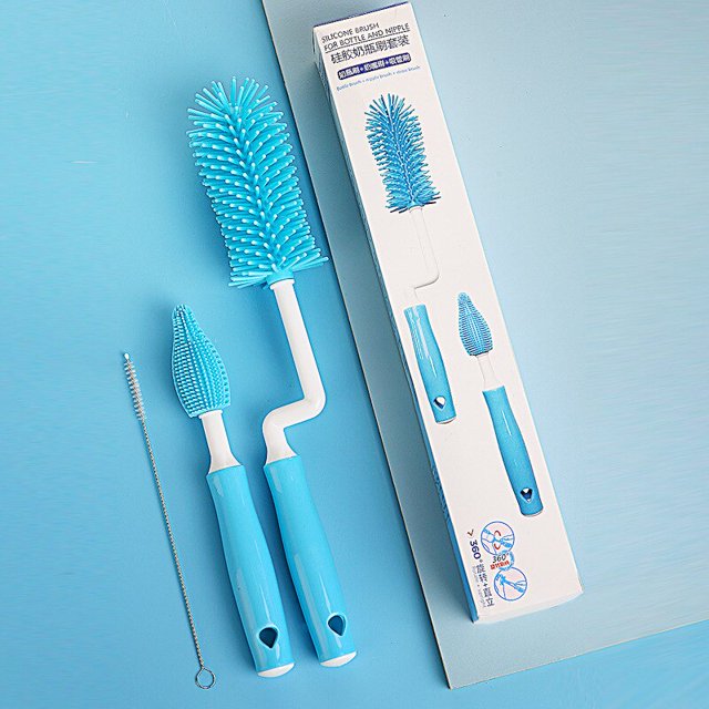Estante De secado De biberones para bebé, soporte De limpieza De biberones, escurridor De almacenamiento extraíble, soporte De Séchage, azul y rosa