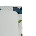 thumbnail image 3 of Ambesonne Fruit Fitted Sheet, Blueberry Drawing Leaves Art, King Size, Petrol Blue White Green, 3 of 3