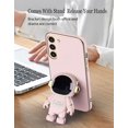 thumbnail image 5 of Compatible with Samsung Galaxy S23 Plus Case Silicone TPU Plating, Galaxy S23 Plus Case Cute Astronaut Pattern Samsung S23 Plus Phone Case with Stand for Women Girls (Pink), 5 of 14