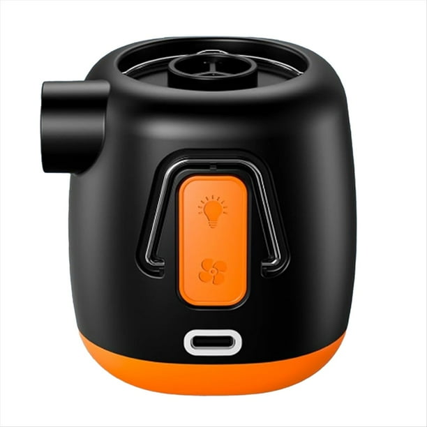 Bomba de Aire Portátil Recargable de 3600 MAh, Miniinflador/Desinflador, Ideal para Flotadores de Piscina Ligeros y Colchones de Aire.