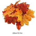 thumbnail image 3 of Tyidzon Maple Leaf Pumpkin Light String Halloween Decoration Pendant Home Window Led Maple Leaf Light Colorful Light String Light, 3 of 7