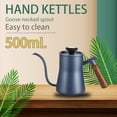 thumbnail image 3 of Matsuzay Contenedor de hervidor de café, olla de agua de acero inoxidable, ollas duraderas para hacer café, práctico termómetro, contenedor de bebidas Juegos de servir café y té Azul Matsuzay HA011202-03B, 3 of 6