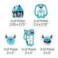 thumbnail image 3 of Big Dot of Happiness Yeti to Party - DIY Shaped Abominable Snowman Party or Birthday Party Cut-Outs - 24 Count, 3 of 7