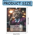 thumbnail image 3 of ABODELINE Wall Calendar 2026, Cat Calendar From January 2026 to December 2026, Cat Emojis Theme Large Calendar 8"x11" for Organizing & Planning, 3 of 6